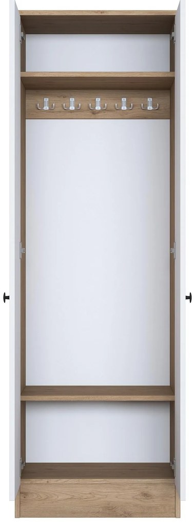 Dulap de haine Bivake 1 (alb + Nuc) . 1093926