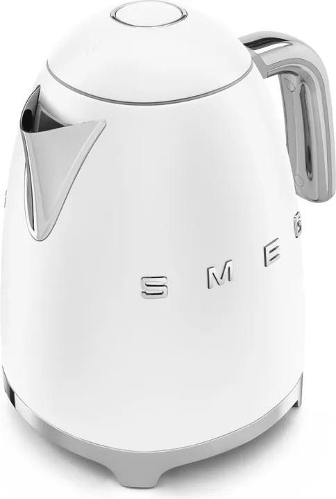 Cana electrica SMEG KLF03WHMEU, 2400 W, 1,7 l, Baza rotativa la 360°, Finisaj mat, Alb