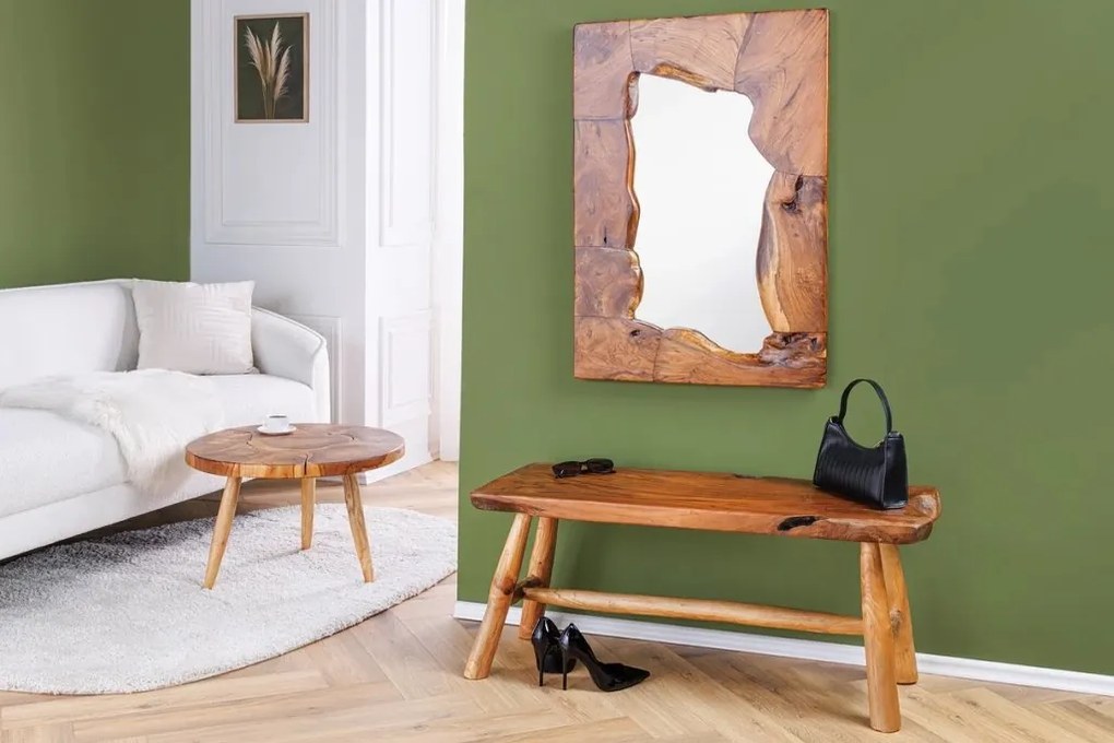 Masuta din lemn de tec MOSAIK 60cm