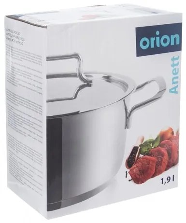 Oală cu capac Orion Anett, cu capac 1,9 l,