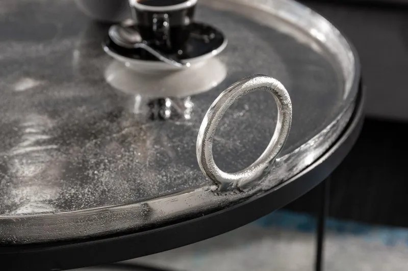 Set de 2 masute design industrial Elements Oriental