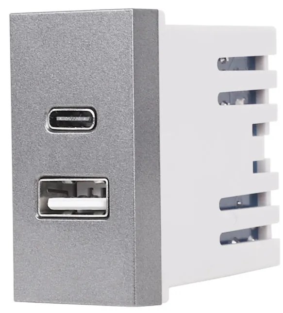 Modul Priza USB A+C 1M LUXION, Standard Italian