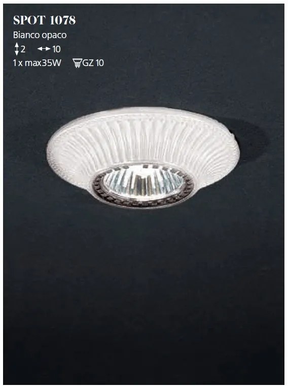 Spot incastrabil design clasic din alama SPOT 1078