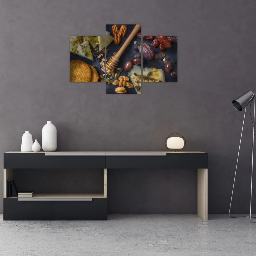 Tablou cu cu fructe uscate (90x60 cm)