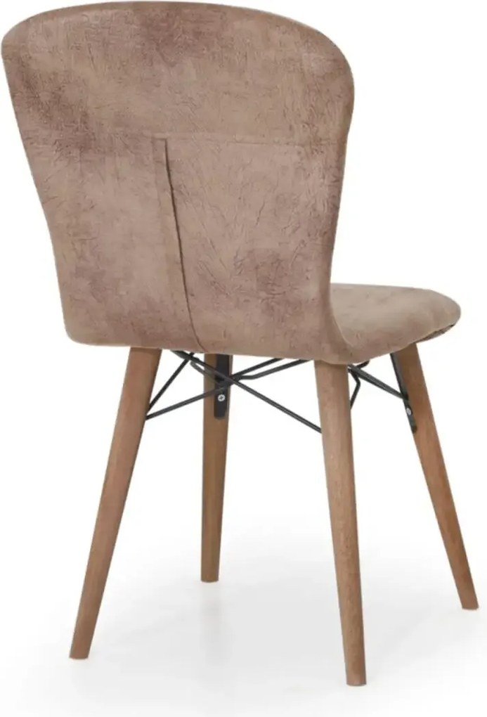 Scaun living tapitat colbalt blue Beluga Homs