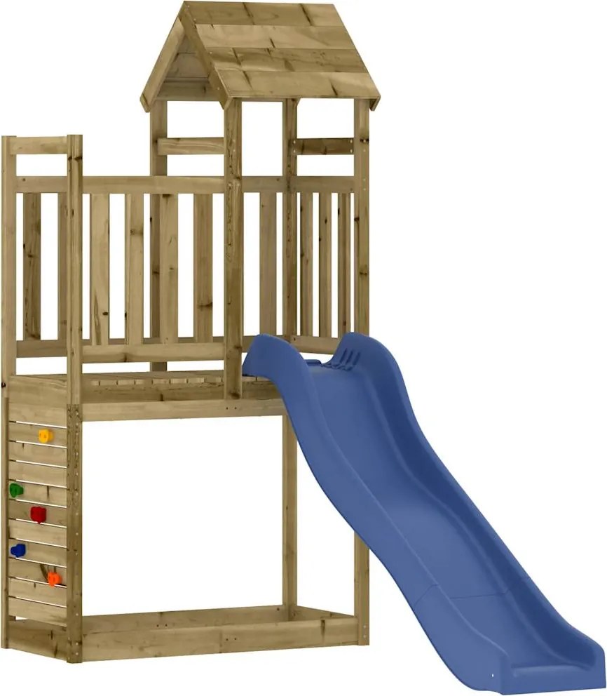 vidaXL Set de joacă pentru exterior, lemn de pin impregnat