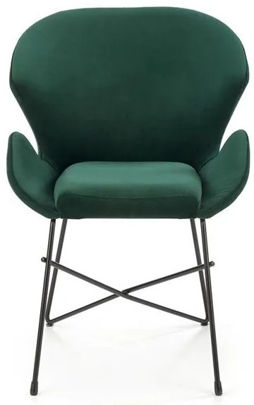 Scaun K458 catifea Verde – H82 cm