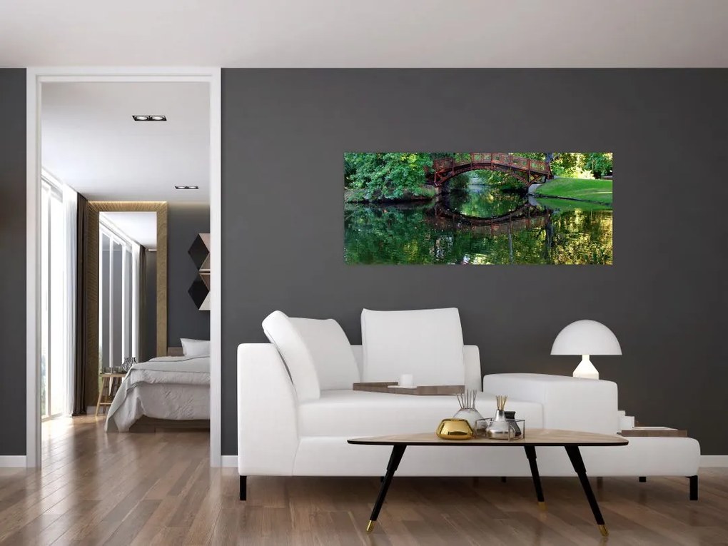 Tablou cu râu (120x50 cm)