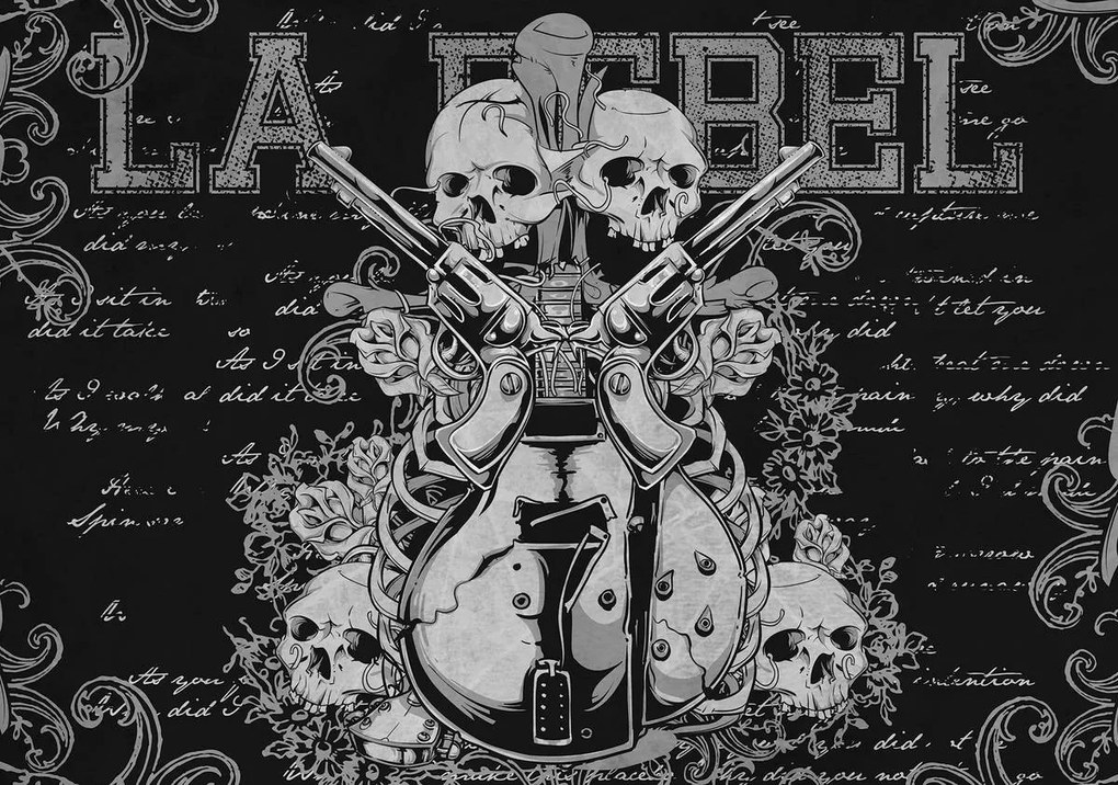 Fototapet - Muzica Rock Guitar Art (152,5x104 cm)