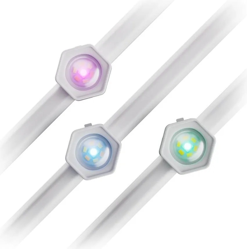 Nanoleaf N7401E00-5POL – Șir de extensie LED RGBCW, 72 W, 230 V, 5 m, 2200–6500 K, IP67, Wi-Fi