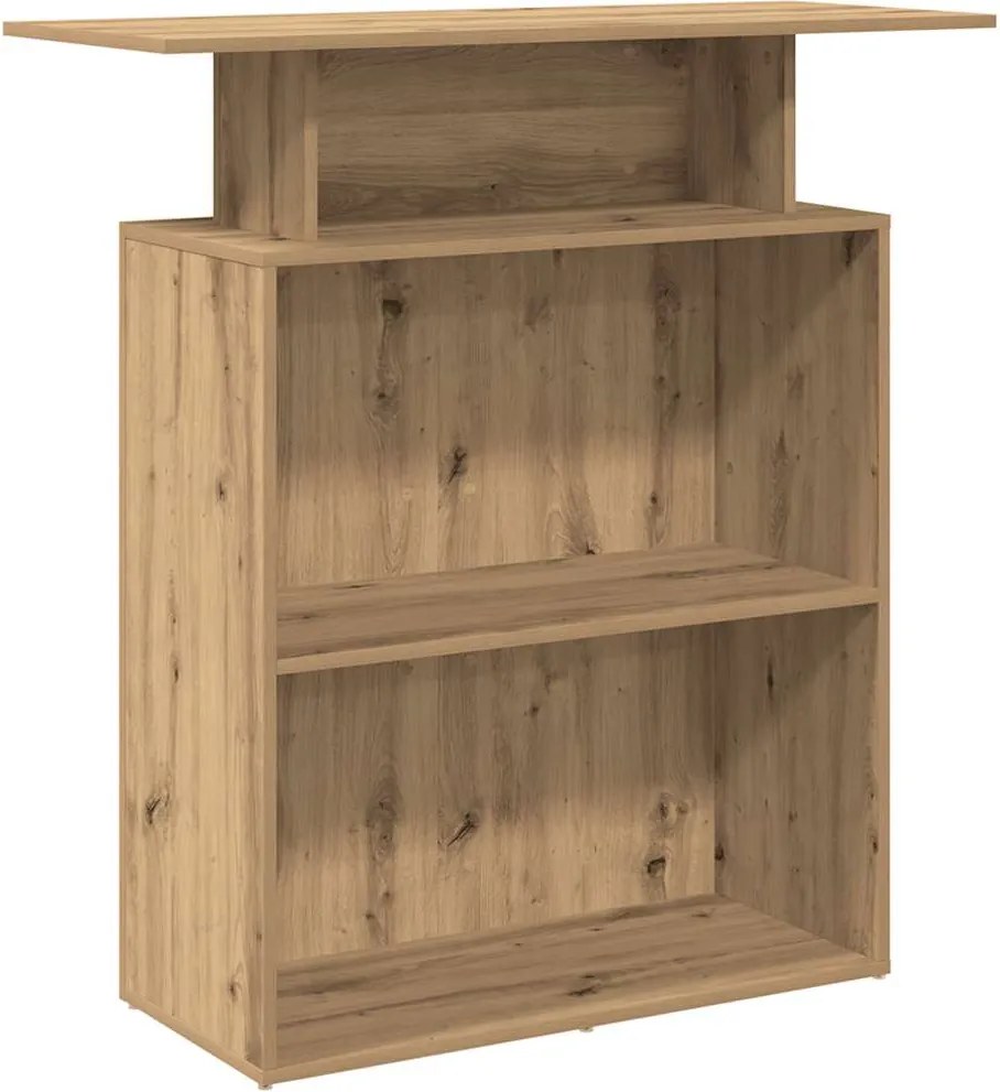 vidaXL Birou de recepție Stejar Artisan 100x40x104 cm Lemn prelucrat