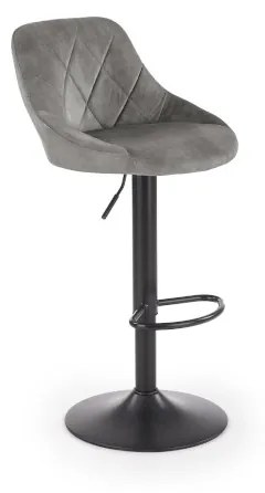 Expedo Scaun de bar CHILI, 47x84-106x45, gri
