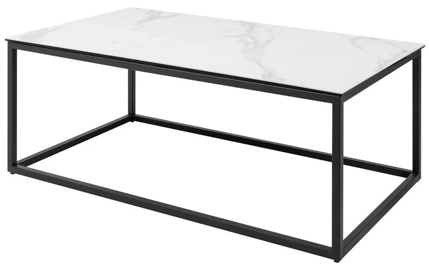 Masuta moderna, Ceramica, Alb marmorat, SYMBIOSE 100cm A-6541089 VC