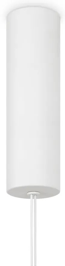 Lustra LED, pendul design modern Supersymmetry alb 88,6cm