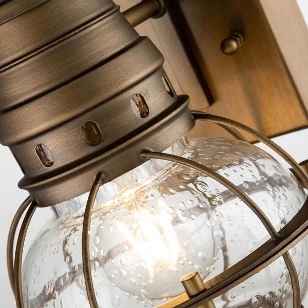 Kichler KL-BRIDGEPOINT-S-NBR - Aplica de exterior BRIDGEPOINT 1xE27/60W/230V IP44