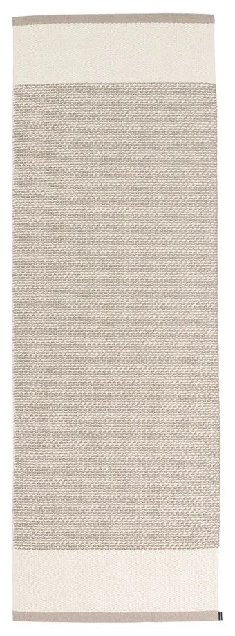 Covor tip traversă pentru interior și exterior bej 70x200 cm Edit Mud Vanilla – Pappelina