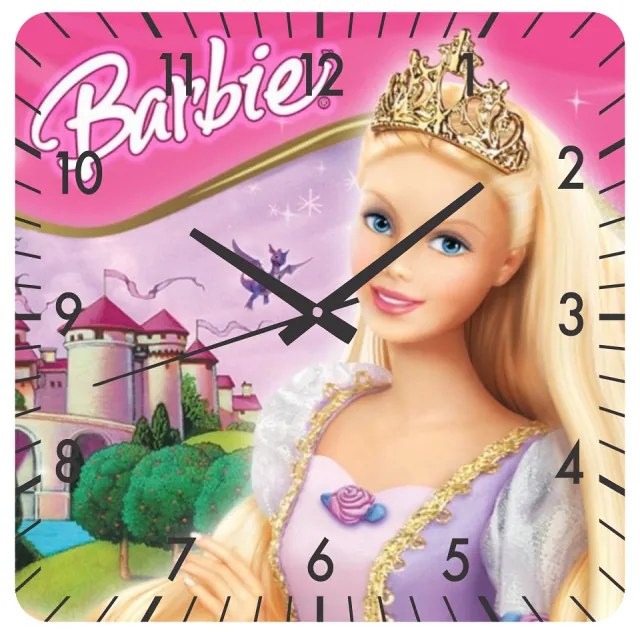 Ceas de perete printesa Barbie