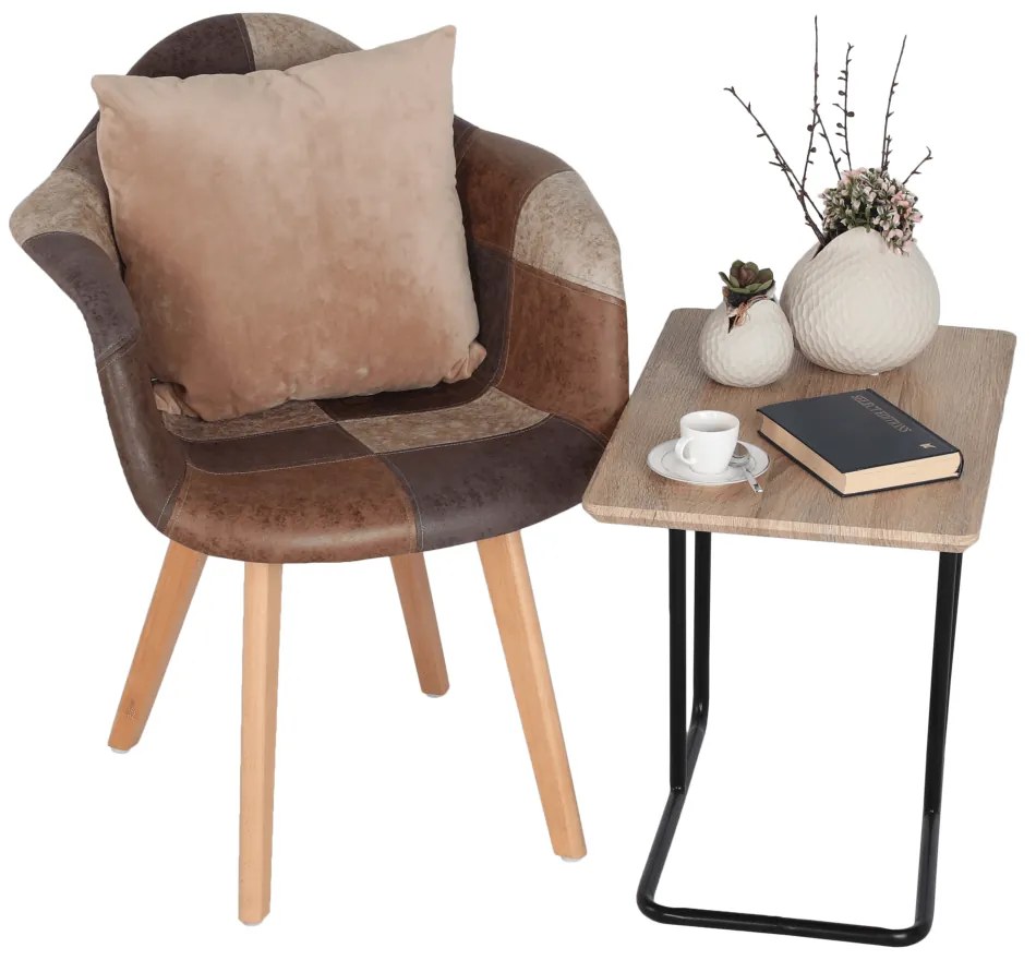 Fotoliu de design, patchwork/fag, TERST
