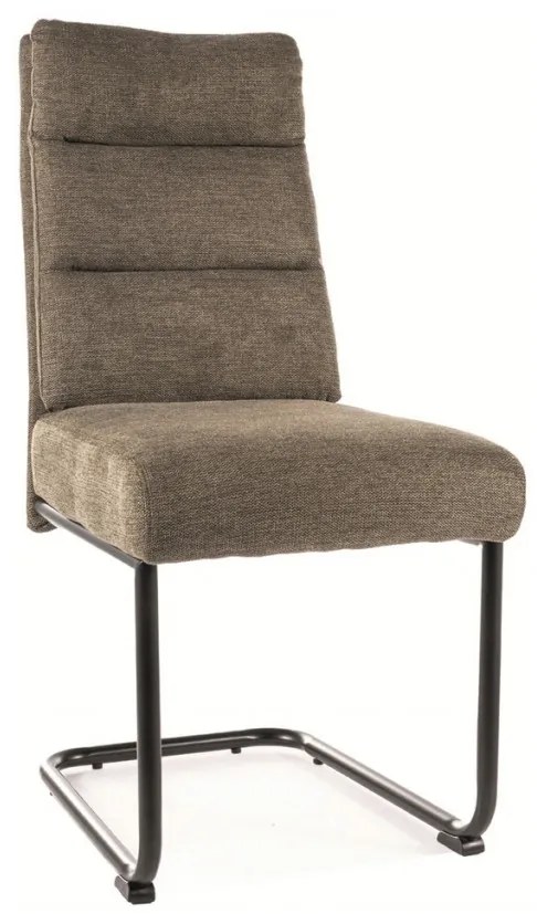 Scaun tapitat Berry Brego 77 olive