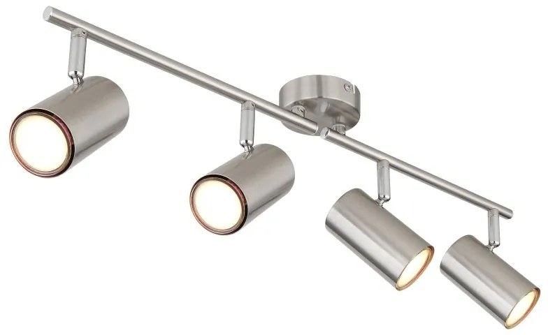 Plafoniera cu 4 Spoturi directionabile ALLVI nickel