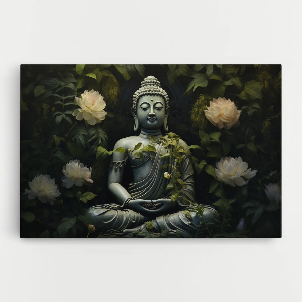 Tablou Canvas, 40x60cm, Dormitor si Living, Moderne, Buddha, Proud Buddha Statue