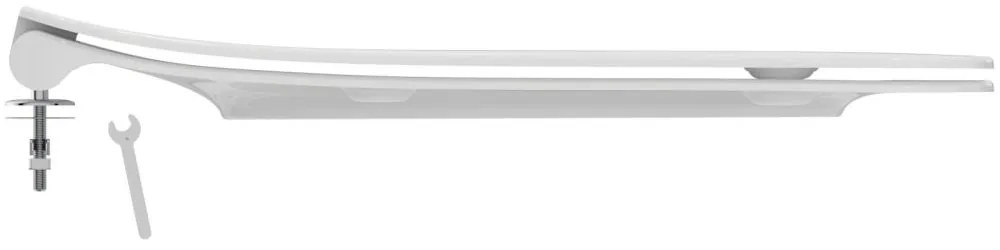 Capac WC ultra plat, Soft-Close, alb