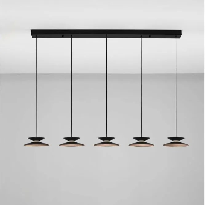Lustra cu 5 pendule LED design modern Morfi