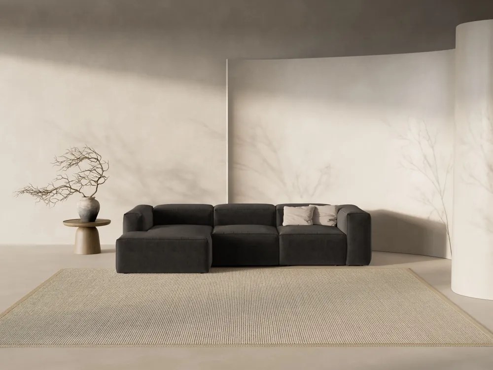 Coltar 3 locuri Bergamo stofa L304 cm
