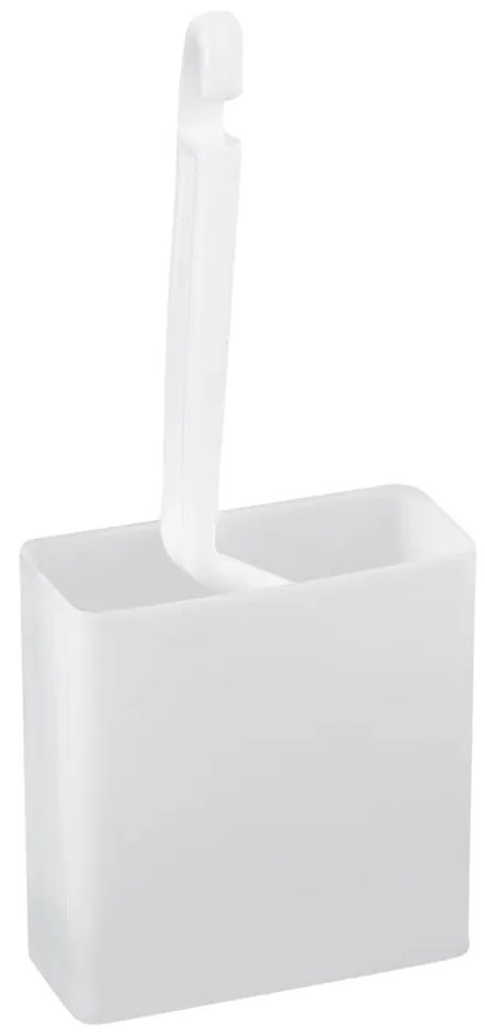 Perie de WC albă din plastic - Maximex