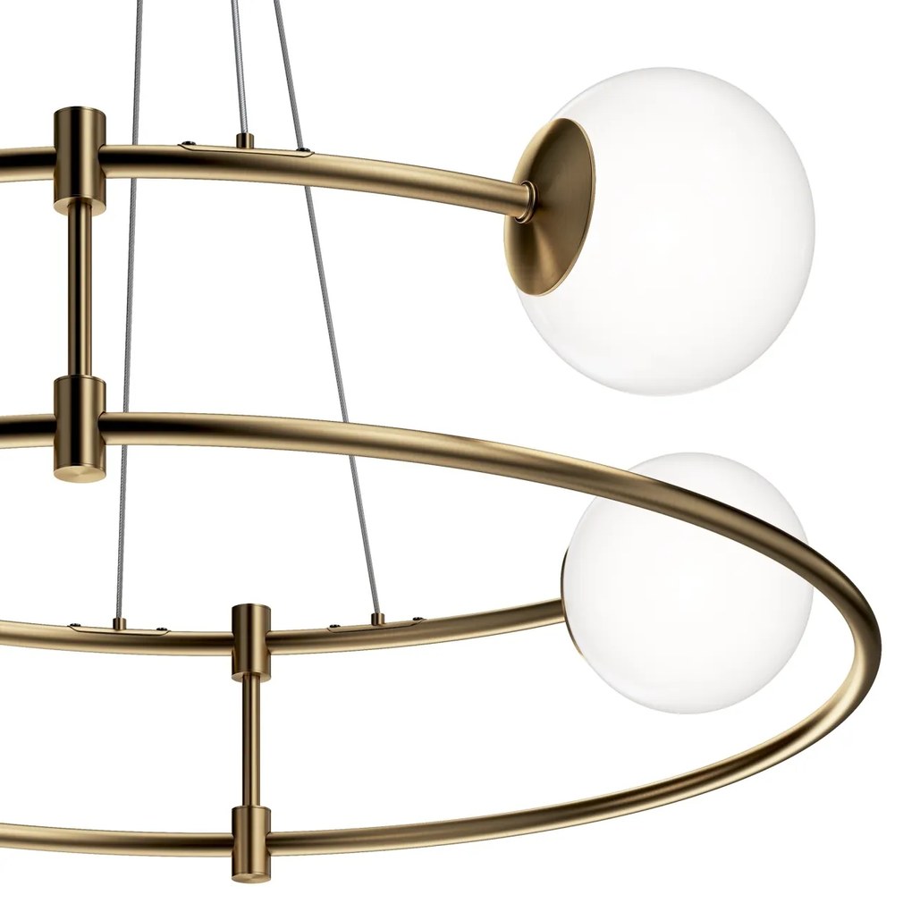 Lustra design ultramodern minimalist Balance 4L auriu
