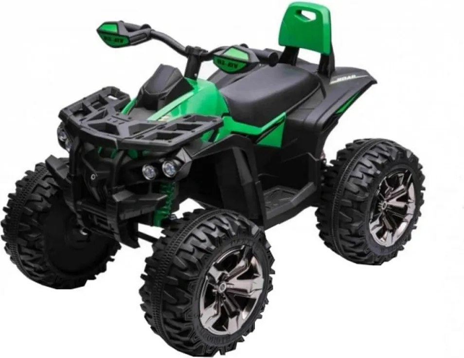 ATV Electric cu acumulator pentru copii NOVOKIDS™ PowerQuad PRO , Cu melodii si lumini, Lungime 103 cm, 3-8 ani , Max 35 kg , Roti EVA, 12V, 4