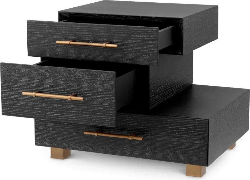 Noptiera design LUX, Furnir de stejar, Evendale, 119389 HZ