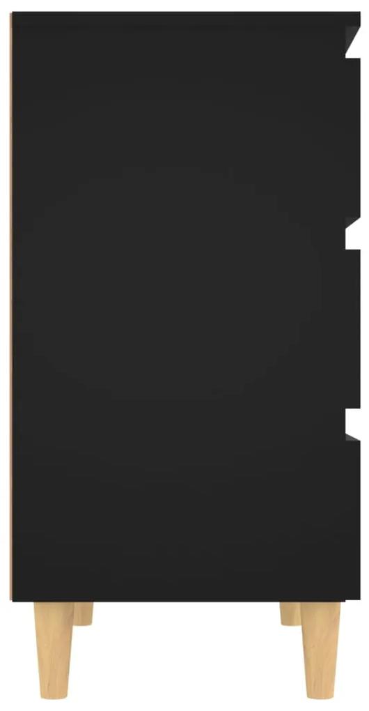 Servanta, negru, 60x35x69 cm, PAL 1, Negru