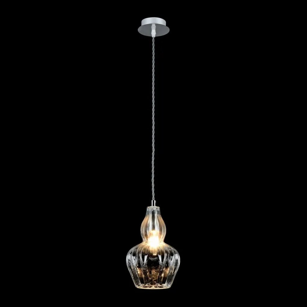 Pendul modern din sticla Eustoma, transparent MYMOD238-PL-01-TR