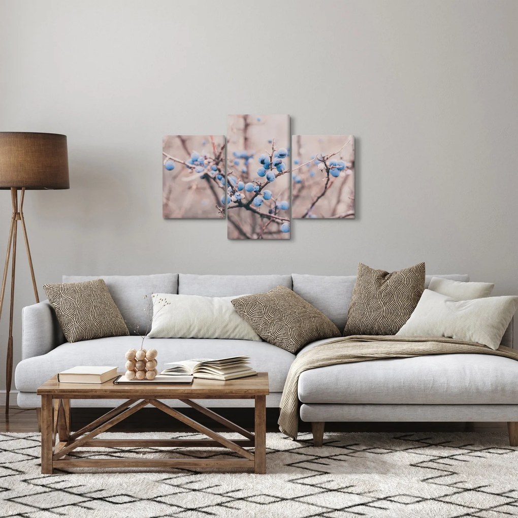 Tablou cu fructe pe tufiș (90x60 cm)