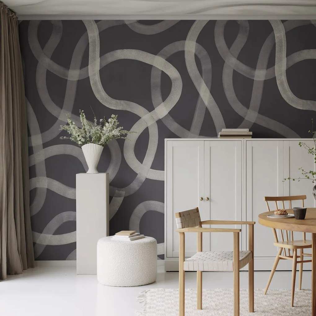 Fototapet, Serpentine, Graphite, Rebel Walls