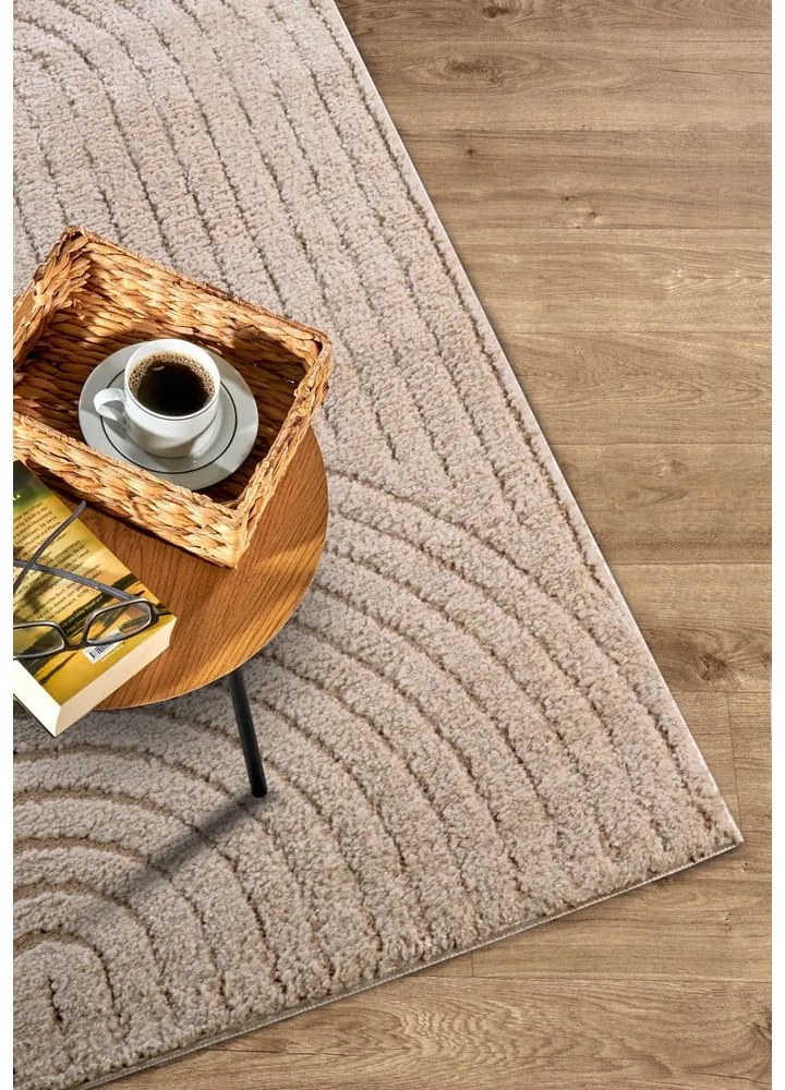 Covor taupe 200x280 cm Panglao New York Taupe – Elle Decoration