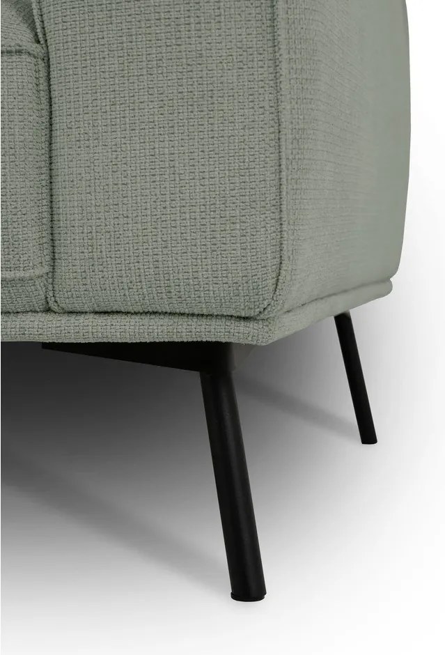 Colțar verde cu tapițerie din chenille (cu colț pe partea stângă/în formă de ”L”) Amsterdam – Scandic