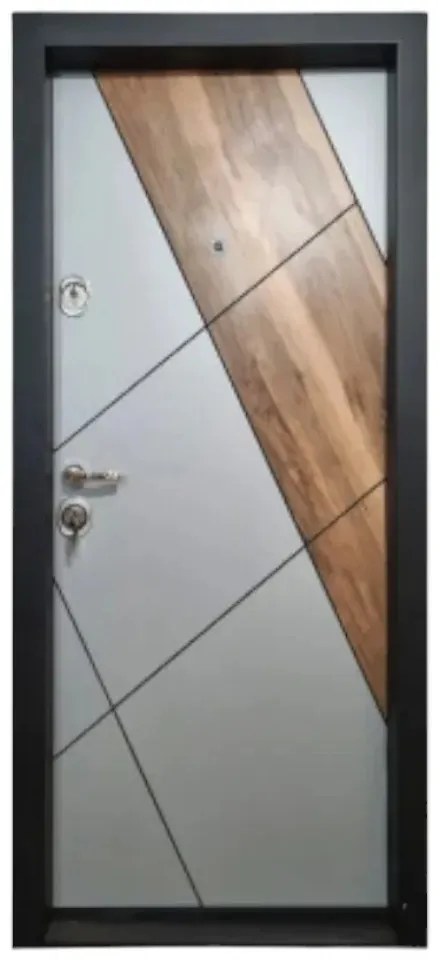 Usa metalica de apartament cu izolatie si vizor Novo Doors First Class NDFC23, Deschidere Stanga Dreapta, Dimensiune 200X88 cm, Tabla 12 mm, Kit