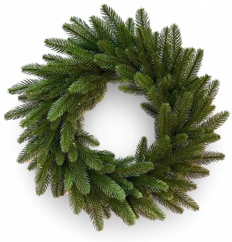 Coroniță Decorativă de Crăciun cu Ace de Brad Full 3D, Santa Premium
