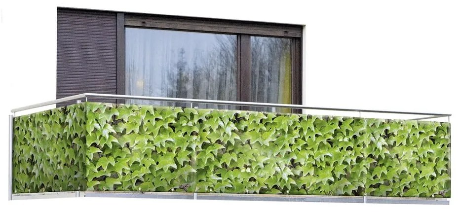 Paravan pentru balcon verde 500x85 cm - Maximex