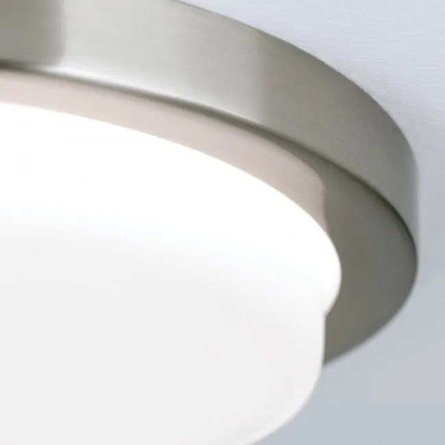 Plafoniera LED moderna LEROX 20cm crom satin