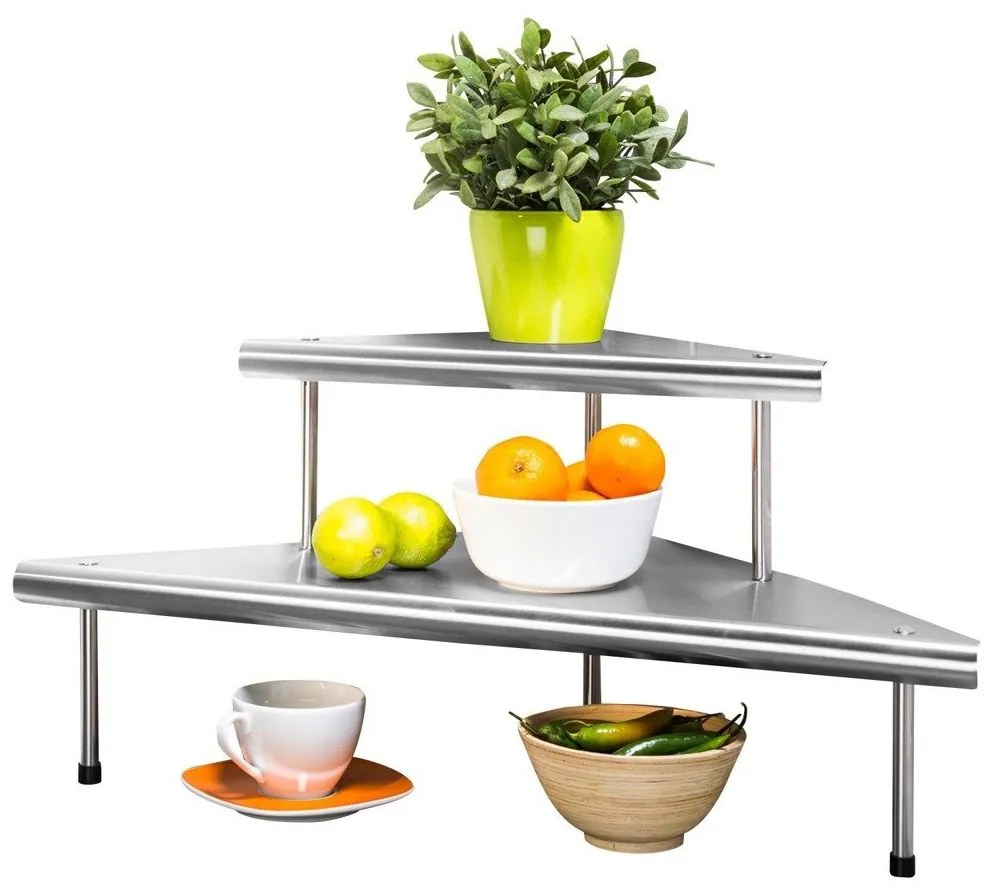 Raft de colț pentru bucătărie Massivo DUO, 2 niveluri