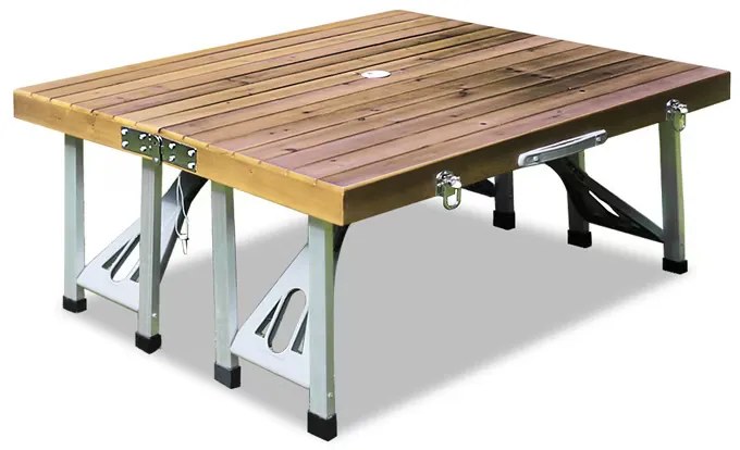 Deuba Set de camping pliabil - lemn