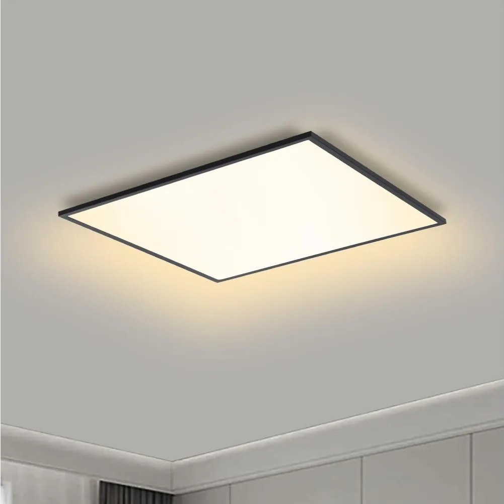 Brilagi - Corp de iluminat LED reglabil SLIMFRAME LED/36W/230V 45x45 cm negru + telecomandă