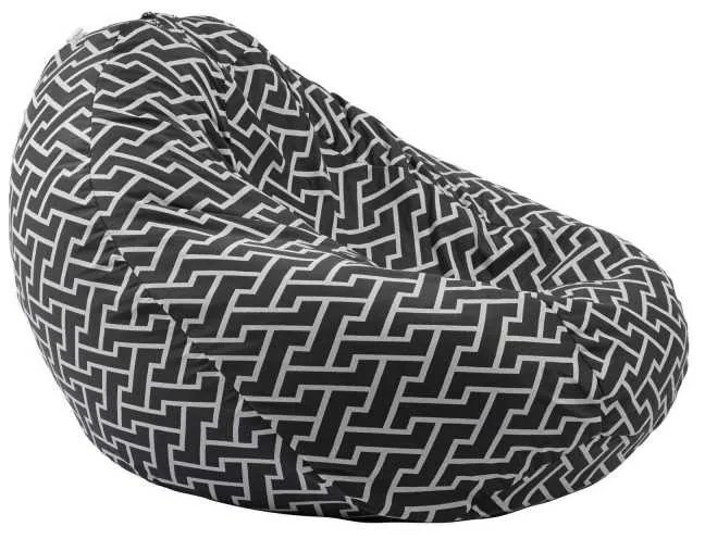 Fotoliu Nirvana Gigant, Material Textil - Zippity Charcoal