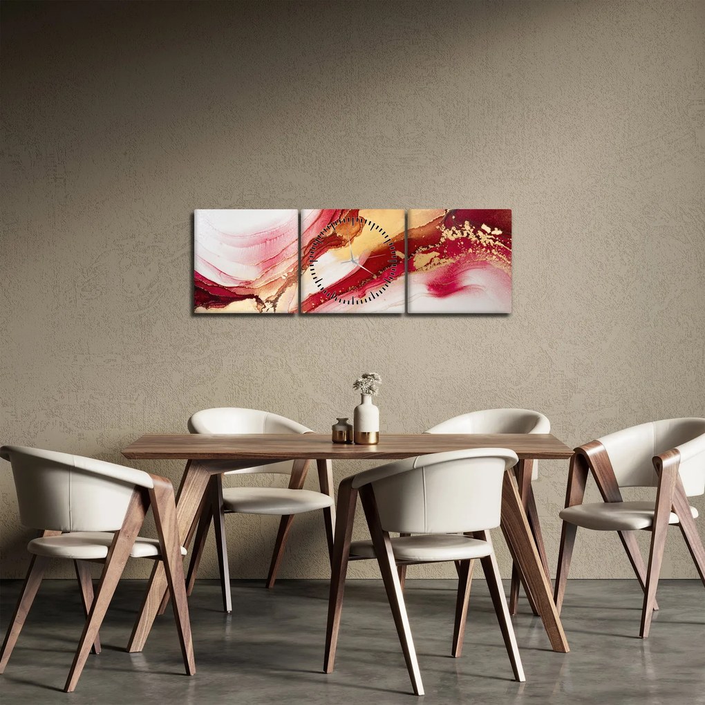 Tablou - Abstract (cu ceas) (90x30 cm)