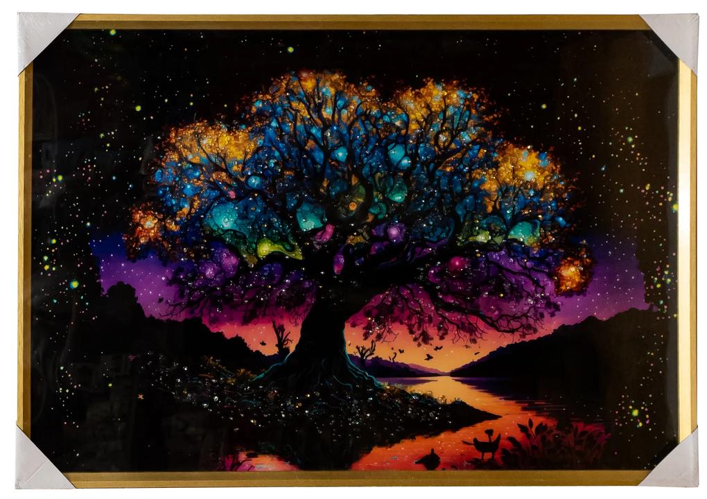 Tablou "Copac multicolor", 93x63 cm