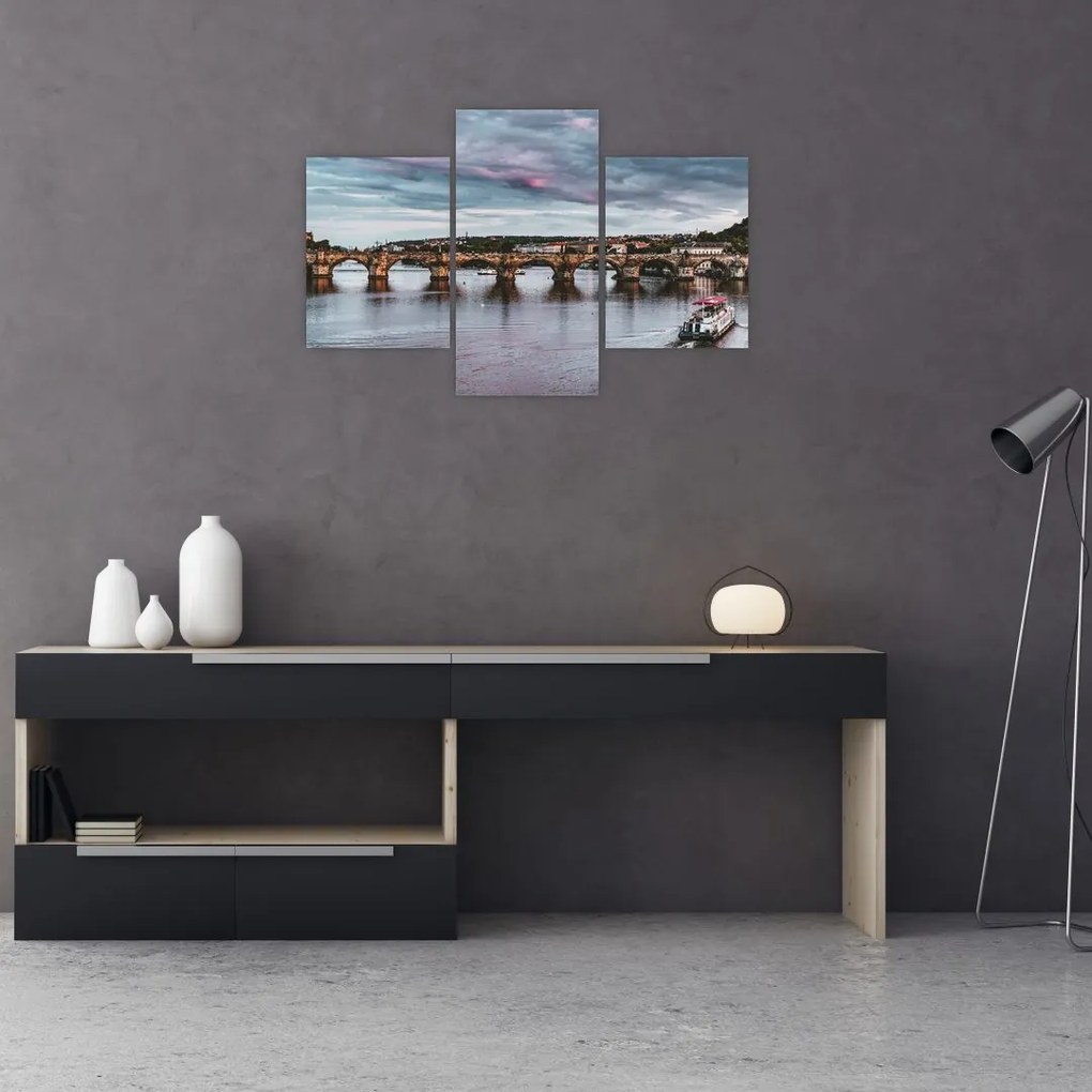 Tablou cu podul lui Carol (90x60 cm)