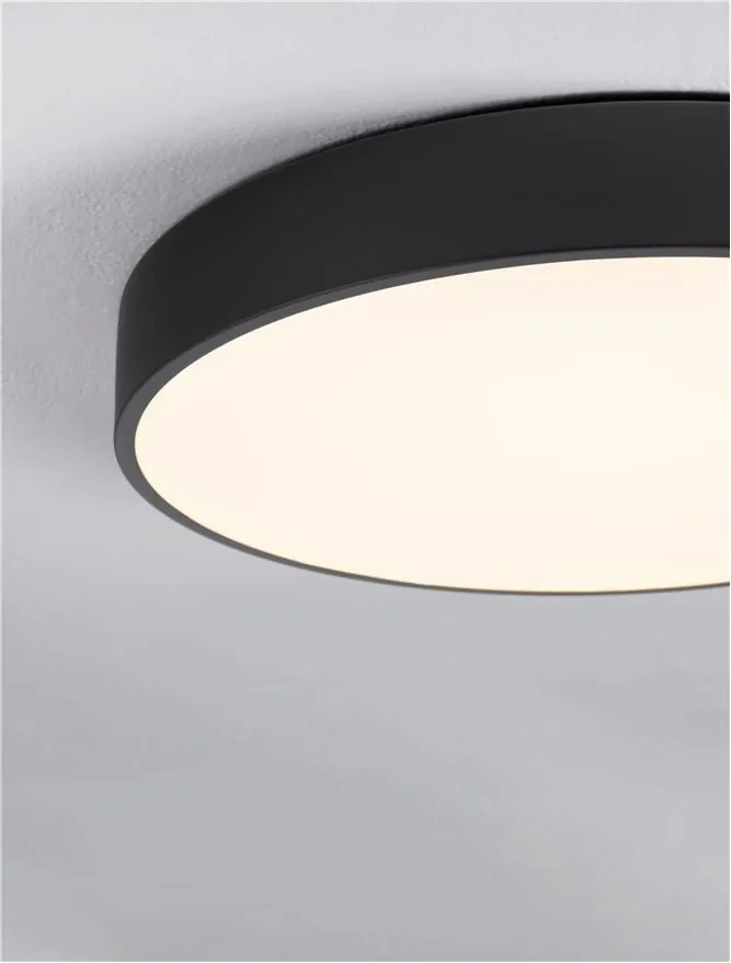Plafoniera LED Luster negru, 50cm